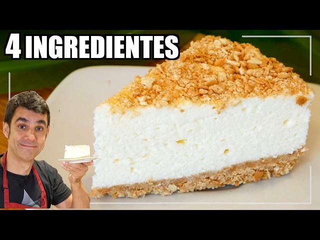 EL POSTRE más FÁCIL y RICO con solo 4 ingredientes y sin horno: Pastel Serradura 