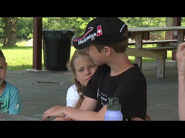 Ukrainian kids welcomed at local camp