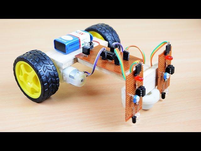 How to Make a Line Following Robot without Microcontroller