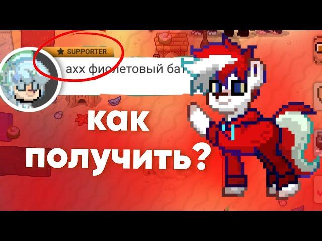 5 СПОСОБОВ ПОЛУЧИТЬ САППОРТ | Pony Town