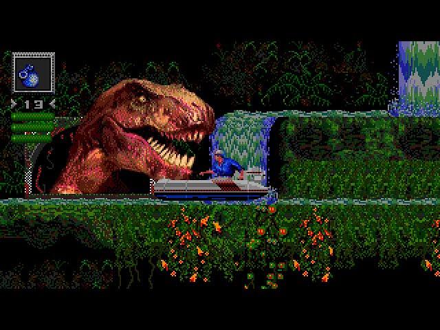 Jurassic Park Longplay (Sega Genesis) [QHD]