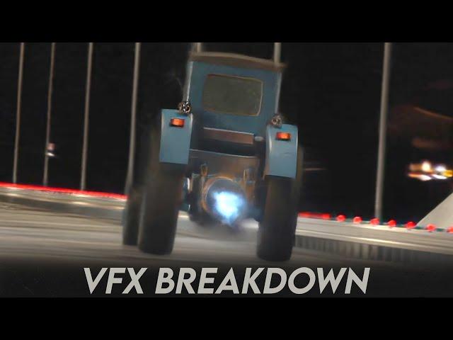 Dominic Toretto on a tractor (VFX BREAKDOWN)