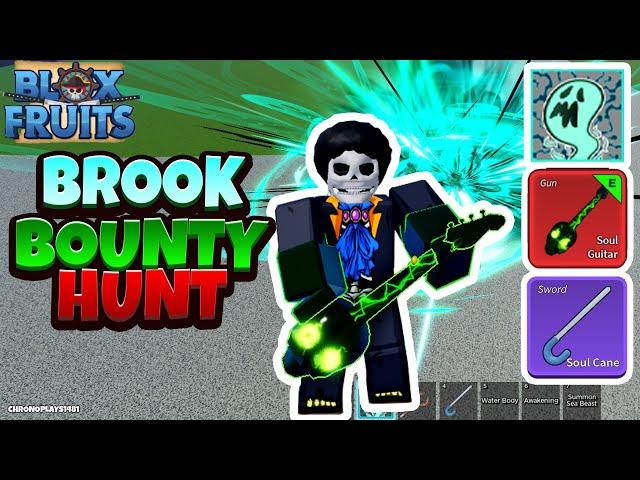 Becoming Brook and Bounty Hunting (Full Brook Build with NEW Ghost) (Blox Fruits Update 20)