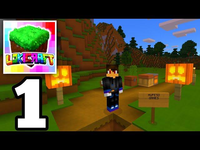 LokiCraft - SURVIVAL GAMEPLAY Part 1 - Hupeso Games