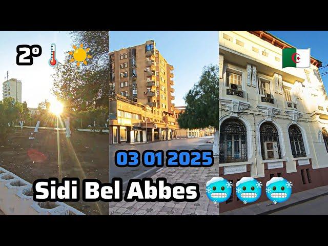 وحد البرد اليوم صباح في مدينة سيدي بلعباس Sidi Bel Abbès 2025