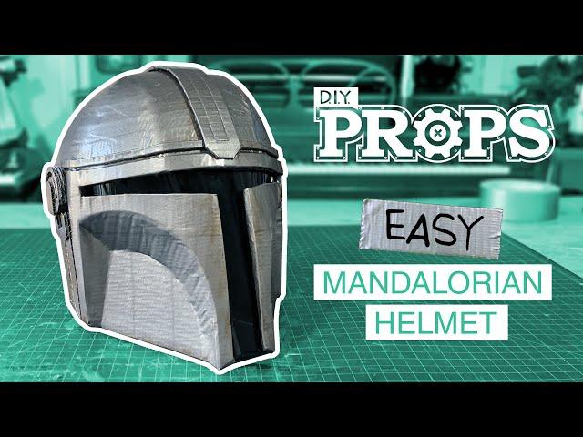 Easy DIY Cardboard MANDALORIAN Helmet | FREE TEMPLATES