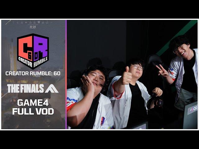 WCG 2024 Festival Creator Rumble: 60 GAME4 THE FINALS