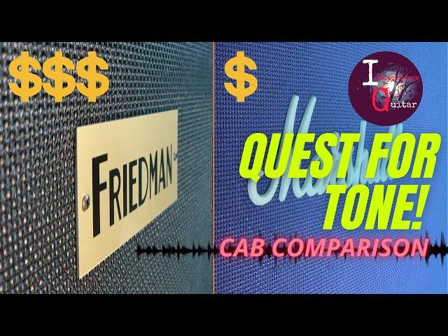 Quest for TONE! | How SPEAKERS Affect Your Tone PT.1 | Marshall MG vs Friedman BE412