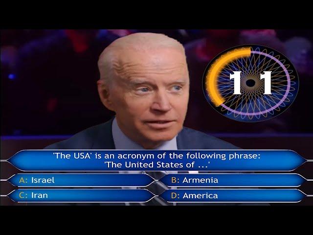 Joe Biden on Who Wants To Be A Millionaire