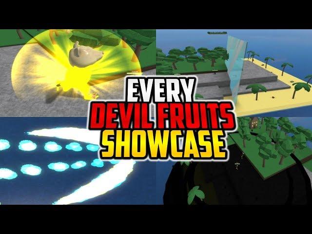  EVERY DEVIL FRUITS SHOWCASE IN ONE PIECE OPEN SEAS!