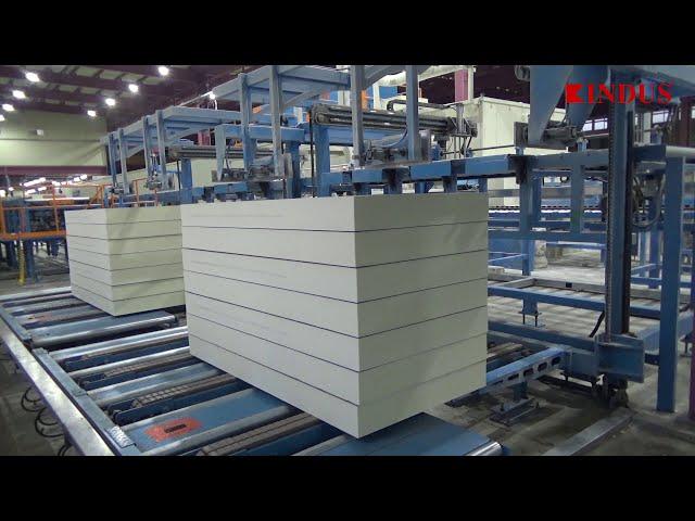 KINDUS - High Speed PUR/PIR Insulation Board Production Line