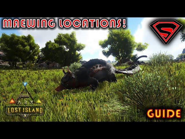 ARK LOST ISLAND MAEWING SPAWN LOCATIONS