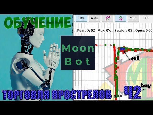 Moon Bot . Ручная торговля. ПРОСТРЕЛЫ ВВЕРХ