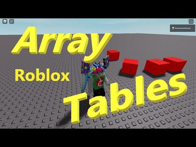 All About Arrays / Tables (Roblox Studio Tutorial) - by PrizeCP Extreme Simple Series 2 (063)