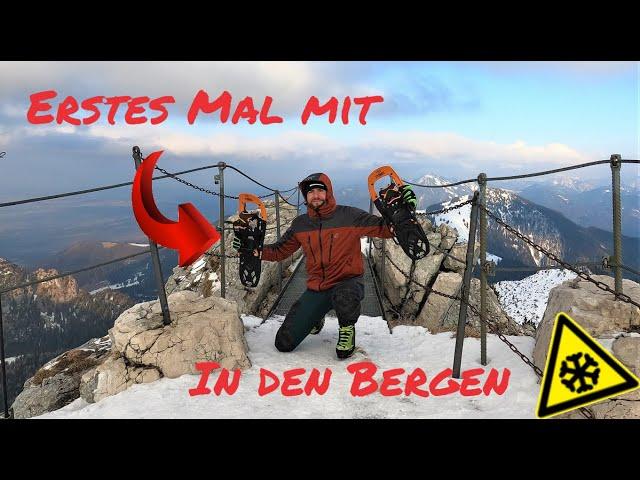 Als Schneeschuh Anfänger in den Bergen - Chiemgauer Alpen - Gehtechnik - Tubbs Flex Alp