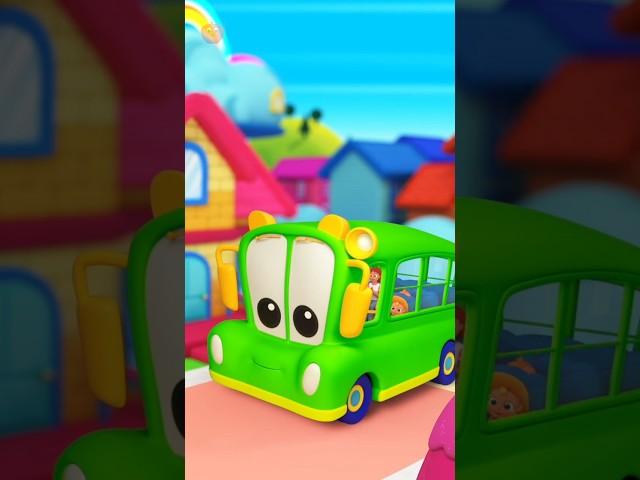 Wheels On The Bus Nursery Rhyme #shorts #nurseryrhymes #songforkids #kidsapp