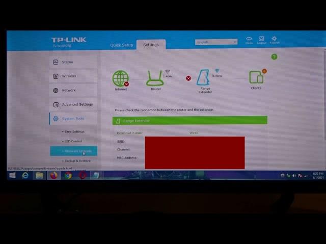How to Upgrade TP Link Wi-Fi Range Extender Firmware