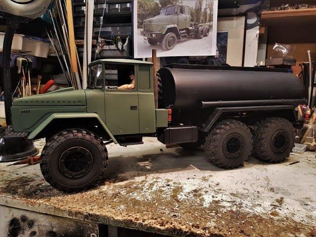 RC 6x4 Kraz-6443 build off