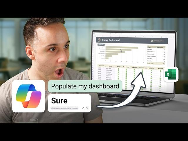 I Built 4 BEAUTIFUL Dashboards with Excel's Copilot