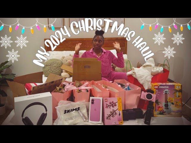 WHAT I GOT FOR CHRISTMAS 2024 | camera , skims , iPhone 16 , jewelry + etc.