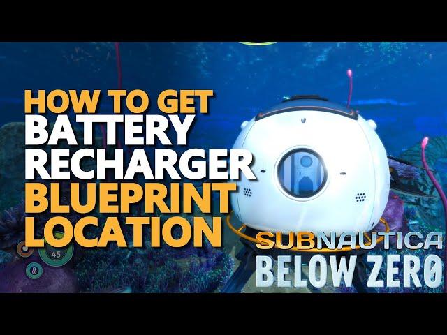 Battery Recharger Subnautica Below Zero Blueprint