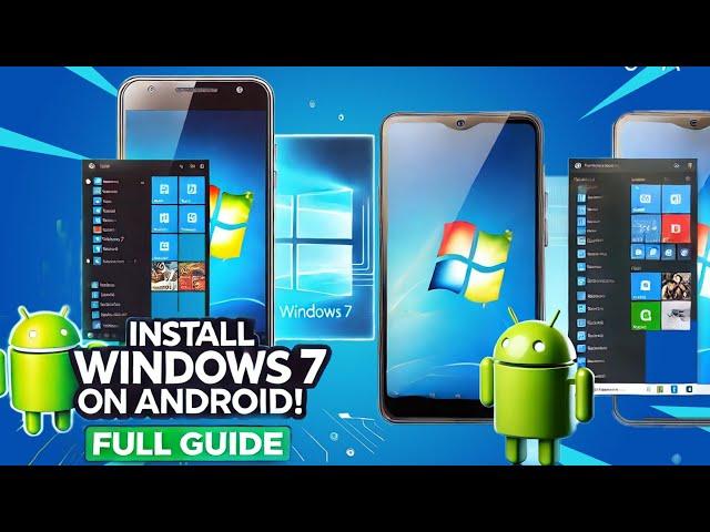 How to Install Windows 7 on Android//upne mobile Mai windows 7 kaise chalayen