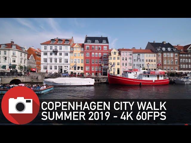 Copenhagen City Walk - Slow TV - Summer 2019 - 4K 60fps (DJI Ronin SC)