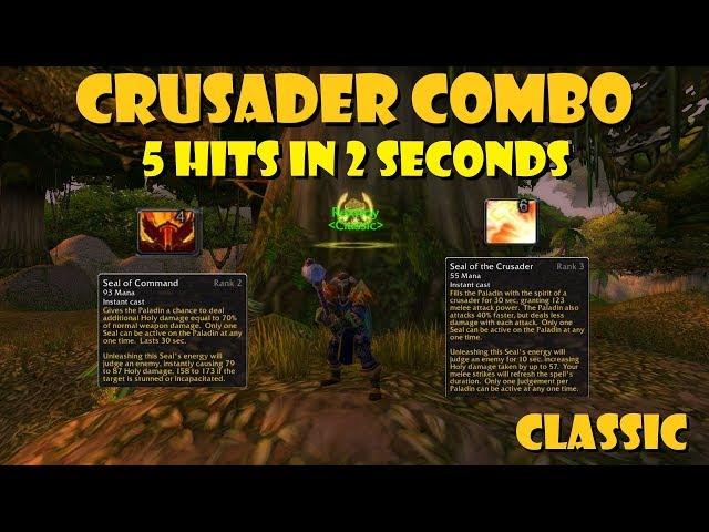 Paladin 5 Hit Combo [3 sec kill] [Classic]