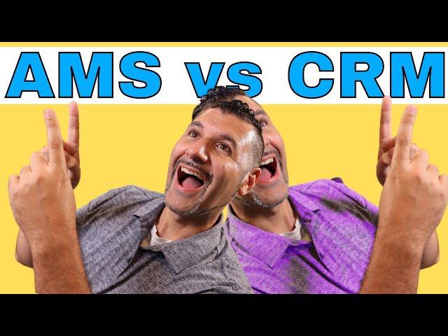 CRM software vs AMS software - What is the difference between them | AMS vs CRM