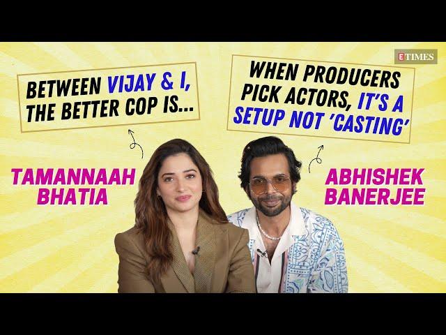 Tamannaah Bhatia & Abhishek Banerjee Interview: On Aakhri Sach, Jailer SUCCESS, Casting, Vijay Varma