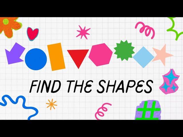 Find the Shapes | Shapes | Fun Shapes for Kids | Learn Shapes | 2D Shapes| BriteSprite