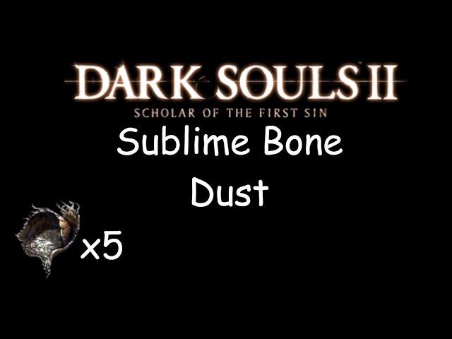 Dark Souls 2 SotFS Очищенный костяной прах (Sublime Bone Dust)