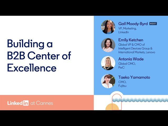 Building a B2B Center of Excellence