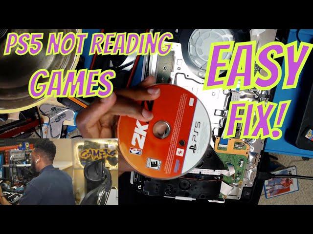 HOW TO FIX PS5 wont/Not Reading Discs Or Games *Unrecognized Disc Repair*