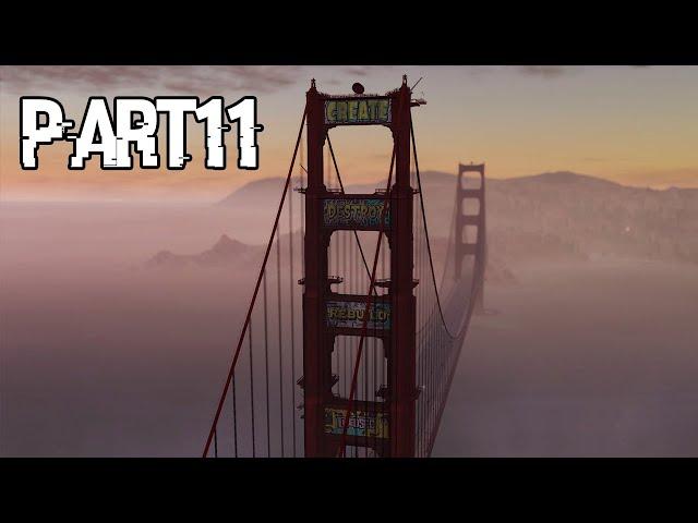 Watch Dogs  II Part 11: Граффити на мосту Золотые Ворота Прохождение 2024 на PS5 Шпионский детектив