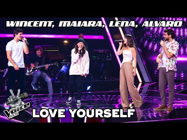 Justin Bieber - Love Yourself (Lena, Alvaro, Wincent & Maiara) | The Voice Kids 2022