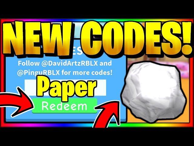 ALL *NEW* SECRET OP WORKING CODES! Roblox  Paper Ball Simulator  HALLOWEEN UDATE