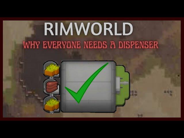 Nutrient Paste Dispenser in Rimworld (Underrated Element #1)