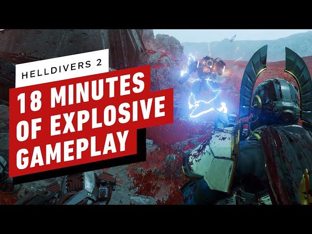 Helldivers 2 - 18 Minutes of Explosive Gameplay 4K 60FPS