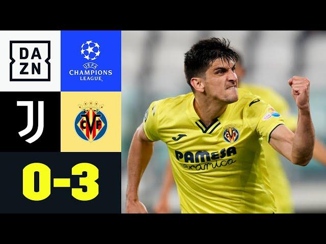 Gelbes U-Boot versenkt alte Dame: Juventus – Villarreal 0:3 | UEFA Champions League | DAZN