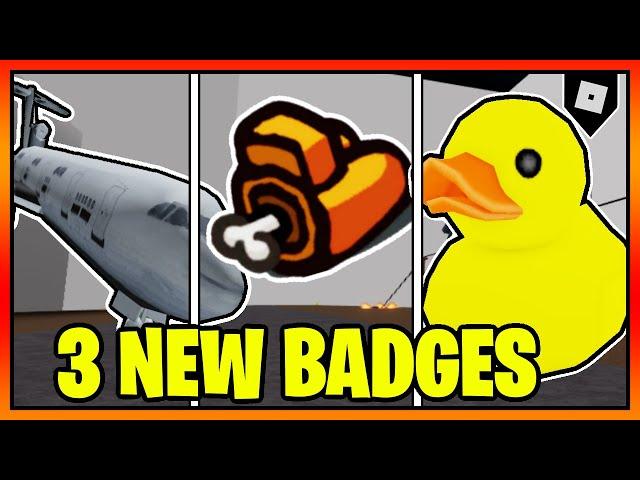 How to get the "BODY DEAD", "BIG DUCK", & "PLANE" BADGE + SKIN in TREVOR CREATURES KILLER 2 - Roblox