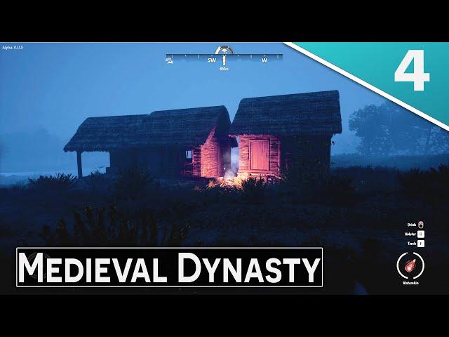 Doing quests and wolf attacks || Medieval Dynasty || #4