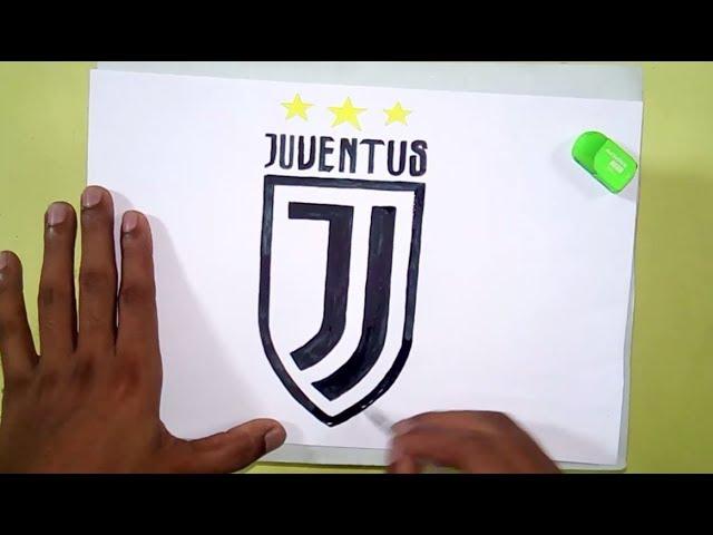 How to draw the F.C Juventus logo