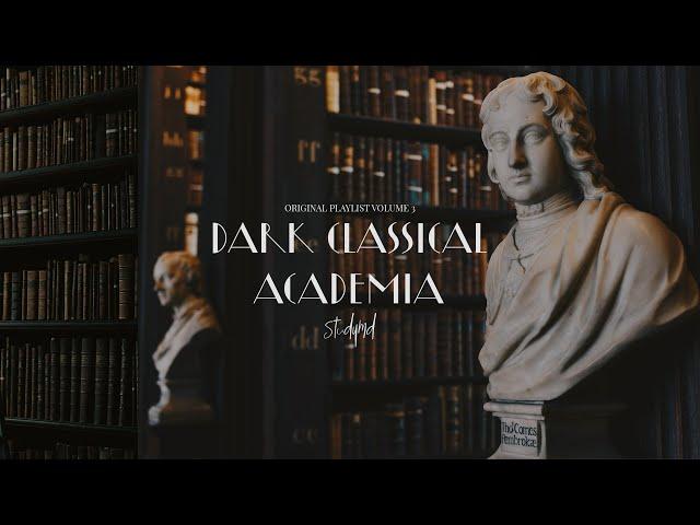 Dark Classical Academia ️ Haunted Library & ️ Thunderstorm