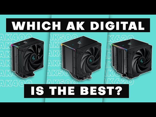 Deepcool AK400 Digital/AK500 Digital/AK620 Digital vs LS720SE AIO 