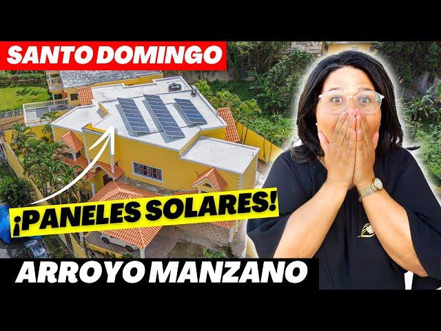 CASA GRANDE EN VENTA EN SANTO DOMINGO | ARROYO MANZANO | ENERGIA SOLAR 