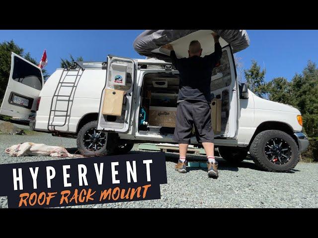 Hyper-Vent Condensation Review, Shovel Roof Rack Mount, Fan Cleaning | VANCITY VANLIFE