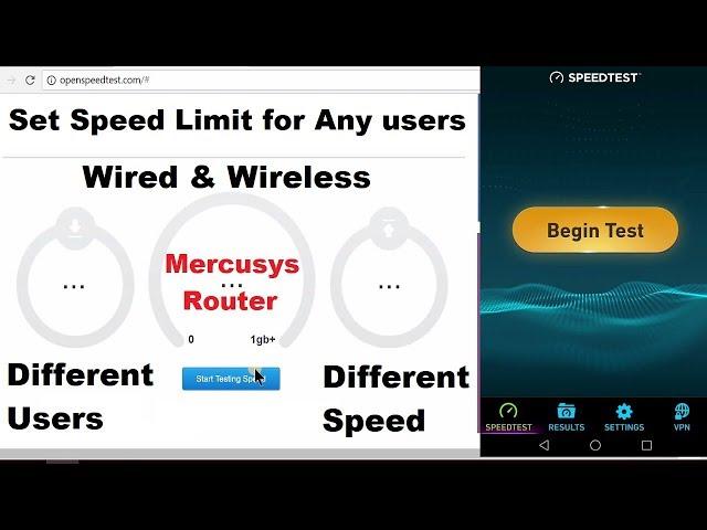 Mercusys Router set speed limit for Any users (Wired / Wireless)