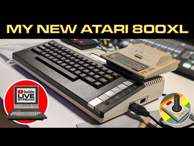 Unboxing & Booting Up My Atari 800XL From VCF-MW 2024!  Livestream.