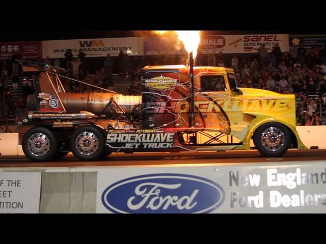 Shockwave Jet Truck from New England Dragway Jet Cars Under the Stars 2014